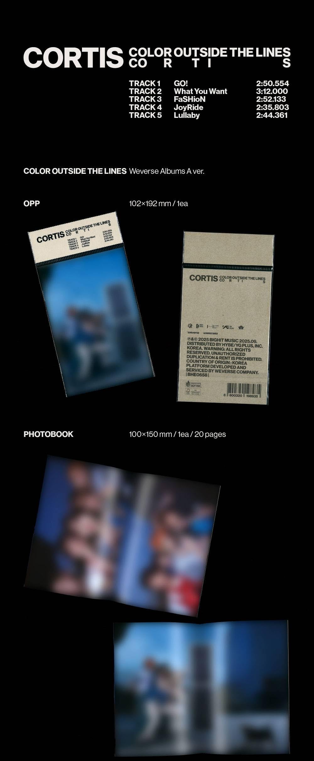 Amazon.co.jp: CORTIS (コルティス) - The 1st EP [ COLOR